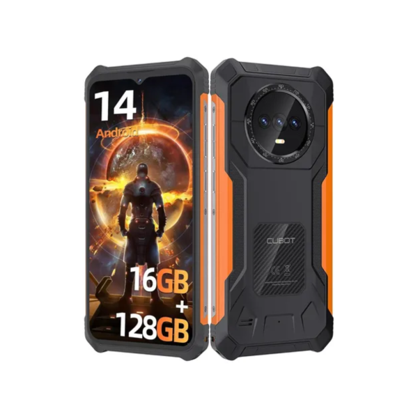Celular Cubot Kingkong ace2 Dual Sim 128 GB 6 GB RAM Android 14 Black/Orange