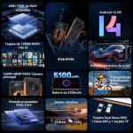 Celular Cubot Kingkong ace2 Dual Sim 128 GB 6 GB RAM Android 14 Black/Orange - Image 4